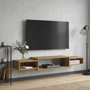 Væghængt TV Skab Vægmonteret Artisan-eg 140 x 28 x 21 cm