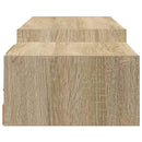Væghængt TV Skab Vægmonteret Sonoma-eg 180 x 28 x 21 cm