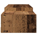 Væghængt TV Skab Vægmonteret Gammelt træ 180 x 28 x 21 cm