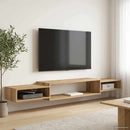 Væghængt TV Skab Vægmonteret Artisan-eg 180 x 28 x 21 cm