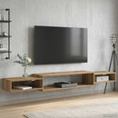 Væghængt TV Skab Vægmonteret Artisan-eg 180 x 28 x 21 cm