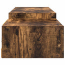 Væghængt TV Skab Vægmonteret Røget eg 220 x 28 x 21 cm