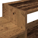 Væghængt TV Skab Vægmonteret Gammelt træ 220 x 28 x 21 cm