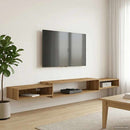 Væghængt TV Skab Vægmonteret Artisan-eg 220 x 28 x 21 cm
