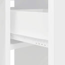 Spisebord 115 x 70 x 75 cm Konstrueret træ Hvid Rektangulær