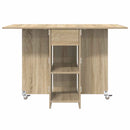 Spisebord 115 x 70 x 75 cm Konstrueret træ Sonoma-eg