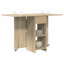 Spisebord 115 x 70 x 75 cm Konstrueret træ Sonoma-eg