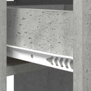 Spisebord 115 x 70 x 75 cm Konstrueret træ Betongrå Rektangulær