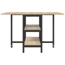 Spisebord 122 x 80 x 76,5 cm Konstrueret træ Sonoma-eg