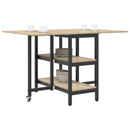 Spisebord 122 x 80 x 76,5 cm Konstrueret træ Sonoma-eg