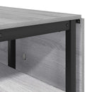 Spisebord 122 x 80 x 76,5 cm Konstrueret træ Grå Sonoma