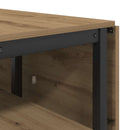 Spisebord 122 x 80 x 76,5 cm Konstrueret træ Artisan-eg