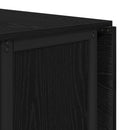 Foldbart spisebord med hjul 130 x 80 x 76,5 cm Konstrueret træ