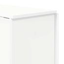 Spisebord 138 x 70 x 73,5 cm Konstrueret træ Hvid Rektangulær