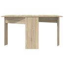 Spisebord 138 x 70 x 73,5 cm Konstrueret træ Sonoma-eg