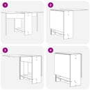 Spisebord 138 x 70 x 73,5 cm Konstrueret træ Sonoma-eg