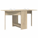 Spisebord 138 x 70 x 73,5 cm Konstrueret træ Sonoma-eg
