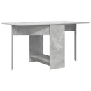 Spisebord 138 x 70 x 73,5 cm Konstrueret træ Betongrå