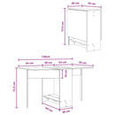 Spisebord 138 x 70 x 73,5 cm Konstrueret træ Gammelt træ