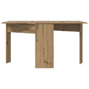 Spisebord 138 x 70 x 73,5 cm Konstrueret træ Artisan-eg