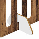 Foldbar hundegård 2 stk. Egetræ 100,5 x 38 x 70 cm