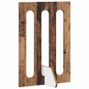 Foldbar hundegård 4 stk. Egetræ 201 x 38 x 70 cm