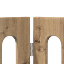 Foldbar hundegård 4 stk. Artisan-eg 201 x 38 x 70 cm