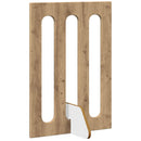 Foldbar hundegård 4 stk. Artisan-eg 201 x 38 x 70 cm
