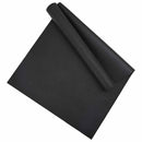 Sport Beskyttelsesmåtte Sort 200 x 90 x 0,6 cm Høj densitet PVC