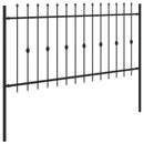 Spike Hejn Asten Sort 200 x 150 cm Pulverlakeret stål
