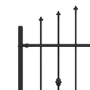 Spike Hejn Asten Sort 200 x 130 cm Pulverlakeret stål