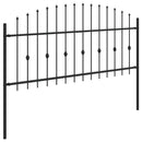 Spike Hejn Asten Sort 200 x 130 cm Pulverlakeret stål