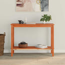 Konsolbord VoksBrun 110 x 40 x 80 cm Massivt fyrretræ