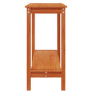 Konsolbord VoksBrun 110 x 40 x 80 cm Massivt fyrretræ