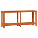 Arbejdsbænk VoksBrun 180 x 50 x 80 cm Massivt fyrretræ