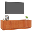 TV-skab VoksBrun 140 x 40 x 40 cm Massivt fyrretræ