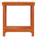 Arbejdsbænk med hylde VoksBrun 80 x 50 x 80 cm Massivt fyrretræ