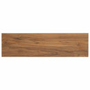 Konsolbord Naturfarvet 110 x 30 x 80 cm Massiv Teaktræ