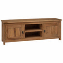 Tv-skab 110 x 30 x 40 cm Naturfarvet Massiv Teaktræ