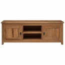 Tv-skab 110 x 30 x 40 cm Naturfarvet Massiv Teaktræ