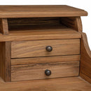 Skrivebord Naturfarvet 89,5 x 49,5 x 100 cm Massiv Teaktræ