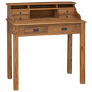 Skrivebord Naturfarvet 89,5 x 49,5 x 100 cm Massiv Teaktræ