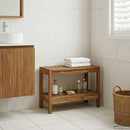 Badeværelse Side Bord Naturfarvet 60 x 30 x 45 cm