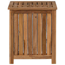 Vaskekurv Naturfarvet 50 x 35 x 60 cm Massiv Teaktræ