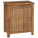 Vaskekurv Naturfarvet 50 x 35 x 60 cm Massiv Teaktræ