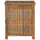 Vaskekurv Naturfarvet 50 x 35 x 60 cm Massiv Teaktræ