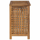 Vaskekurv Naturfarvet 50 x 35 x 60 cm Massiv Teaktræ