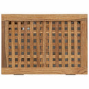 Vaskekurv Naturfarvet 50 x 35 x 60 cm Massiv Teaktræ
