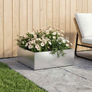 Have Blomsterkrukke Sølv 60 x 60 x 20 cm Galvaniseret stål
