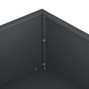 Have Blomsterkrukke 2 stk. Antracit 100 x 100 x 20 cm